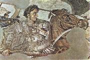 unknow artist, alexander den stor i slaget vid lssos 333 fkr der han besegrade darius III